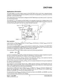 ZXCT1050E5TA Datasheet Page 7