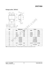 ZXCT1050E5TA Datasheet Page 9