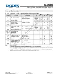 ZXCT1080E5TA Datasheet Page 3