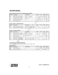 ZXCW8100S28TC Datasheet Page 4
