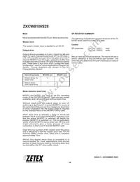 ZXCW8100S28TC Datasheet Page 14