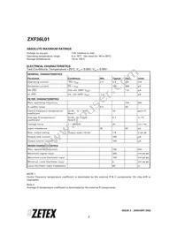 ZXF36L01W24 Datasheet Page 2