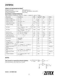 ZXFBF04N14TC Datasheet Page 2