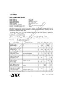 ZXFV301N16TC Datasheet Page 2