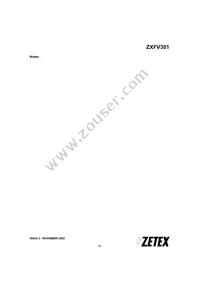 ZXFV301N16TC Datasheet Page 11