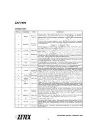 ZXFV401N16TA Datasheet Page 4