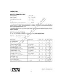 ZXFV4583N16TA Datasheet Page 2