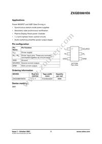 ZXGD3001E6TA Datasheet Page 2