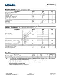 ZXGD3105N8TC Datasheet Page 3