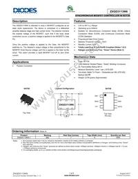 ZXGD3113W6-7 Datasheet Cover