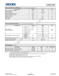 ZXGD3113W6-7 Datasheet Page 3