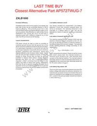 ZXLB1600X10TC Datasheet Page 14