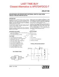 ZXLD1100H6TA Datasheet Cover