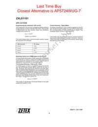 ZXLD1101ET5TA Datasheet Page 8