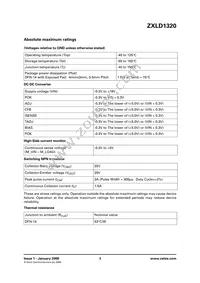 ZXLD1320DCATC Datasheet Page 3