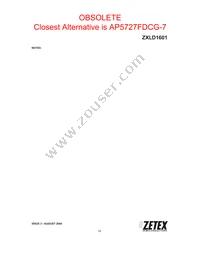 ZXLD1601H6TA Datasheet Page 11