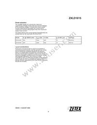 ZXLD1615ET5TA Datasheet Page 9