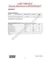 ZXLD1937ET5TA Datasheet Page 2