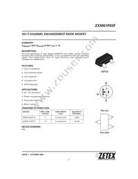 ZXM61P03FTC Cover