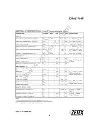 ZXM61P03FTC Datasheet Page 4