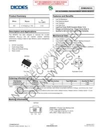 ZXM62N03GTA Datasheet Cover