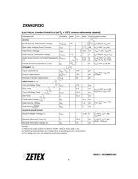 ZXM62P03GTA Datasheet Page 4
