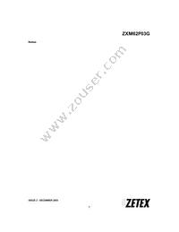 ZXM62P03GTA Datasheet Page 7