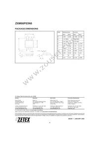 ZXM66P03N8TA Datasheet Page 4