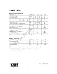 ZXMC3A16DN8TC Datasheet Page 2