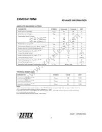 ZXMC3A17DN8TC Datasheet Page 2