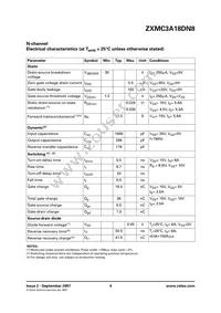 ZXMC3A18DN8TA Datasheet Page 4