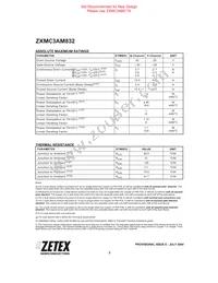 ZXMC3AM832TA Datasheet Page 2