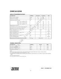 ZXMC4A16DN8TA Datasheet Page 2