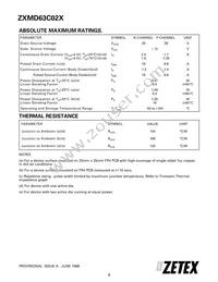 ZXMD63C02XTC Datasheet Page 2