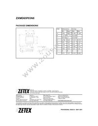 ZXMD65P03N8TA Datasheet Page 4