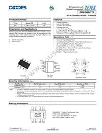 ZXMHN6A07T8TA Datasheet Cover