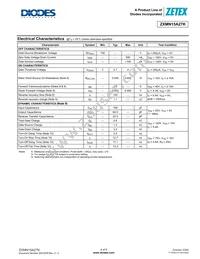 ZXMN15A27KTC Datasheet Page 4