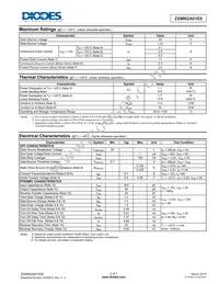 ZXMN2A01E6TC Datasheet Page 2