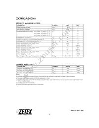 ZXMN2A04DN8TC Datasheet Page 2