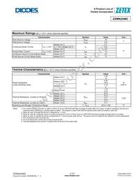 ZXMN2AMCTA Datasheet Page 2