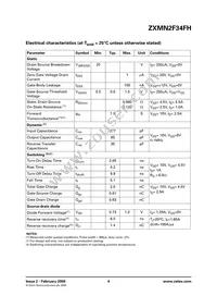 ZXMN2F34FHTA Datasheet Page 4