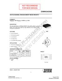 ZXMN3A02N8TC Datasheet Cover