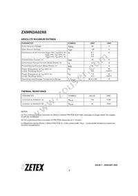ZXMN3A02X8TA Datasheet Page 2