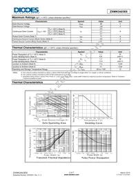 ZXMN3A03E6TC Datasheet Page 2