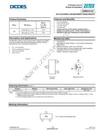 ZXMN3A14FTA Datasheet Cover