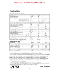 ZXMN3AM832TA Datasheet Page 2