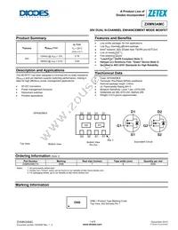 ZXMN3AMCTA Datasheet Cover