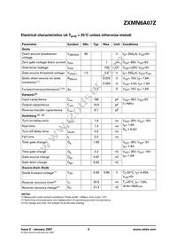 ZXMN6A07ZTA Datasheet Page 4