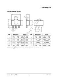 ZXMN6A07ZTA Datasheet Page 7