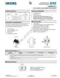 ZXMN6A11GTC Datasheet Cover